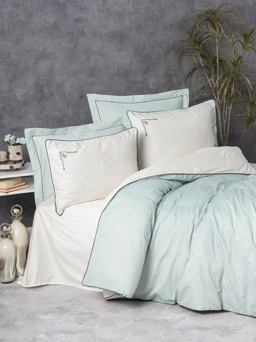 POŚCIEL 100% BAWEŁNA SATYNOWA PREMIUM 200X220 COTTON BOX - 6 części