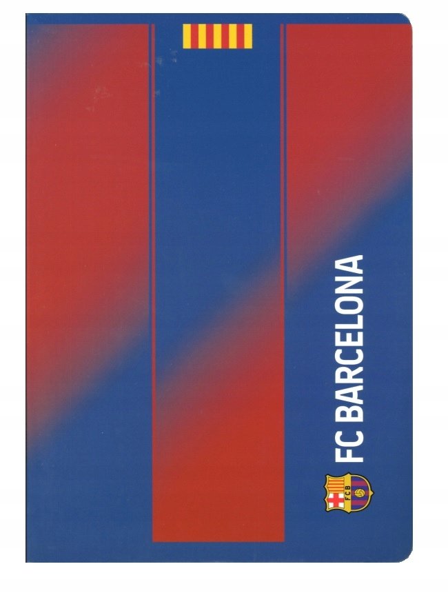 Zeszyt A5 32 kartki w linię FC Barcelona