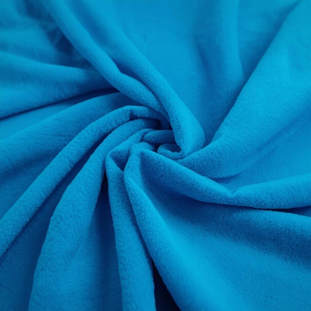 Prześcieradło Thermosoft z polaru - Niebieski 180x200