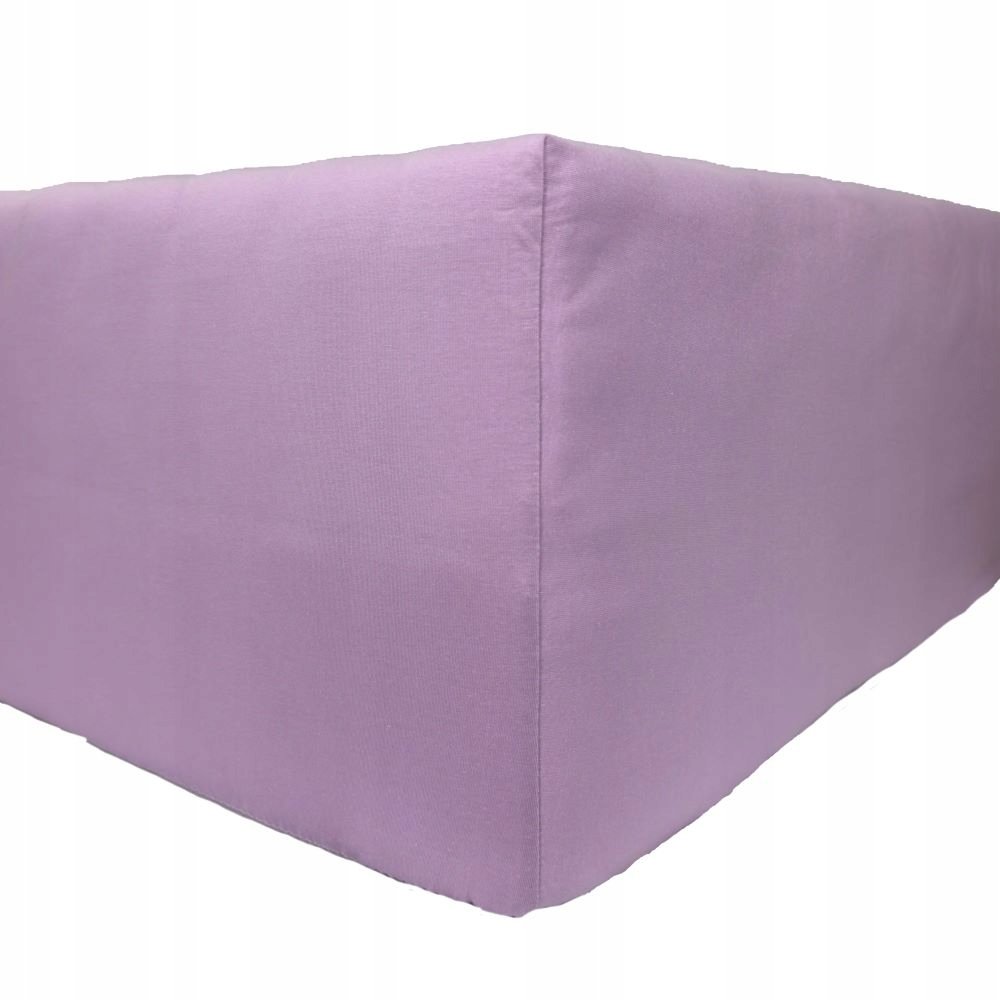 Prześcieradło Jersey Delux - wrzos 220x200 Z gumką Produkt Polski