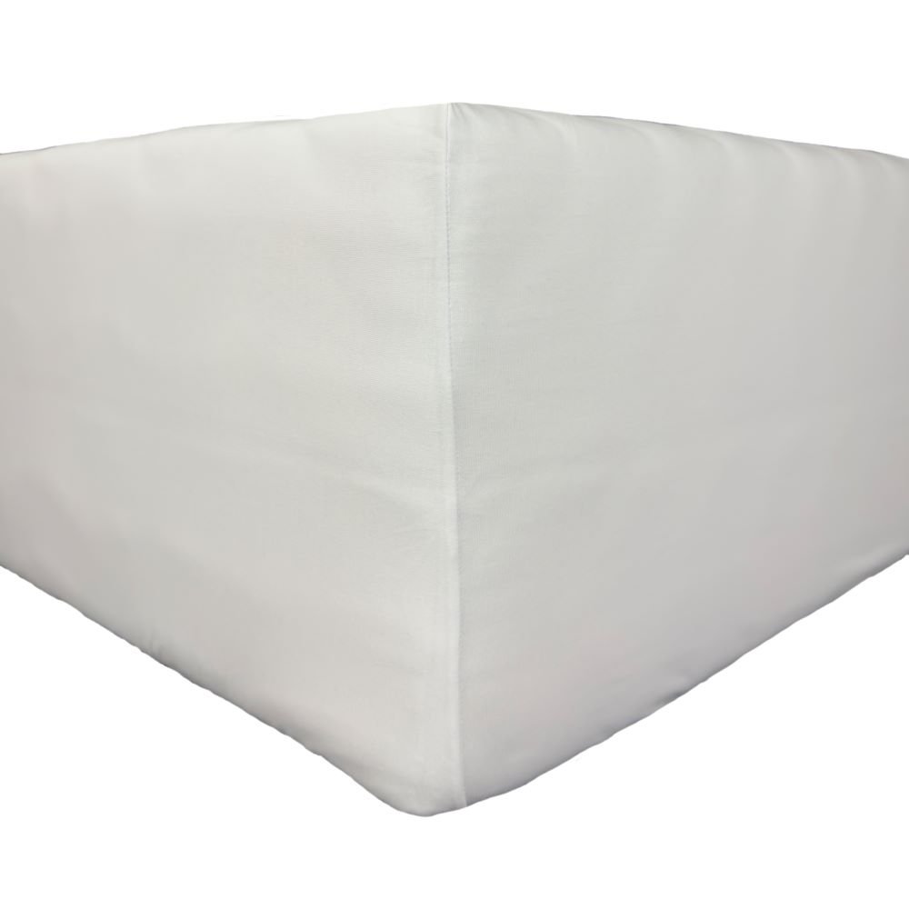 Prześcieradło Jersey Delux - biały 180x200 Z gumką Produkt Polski