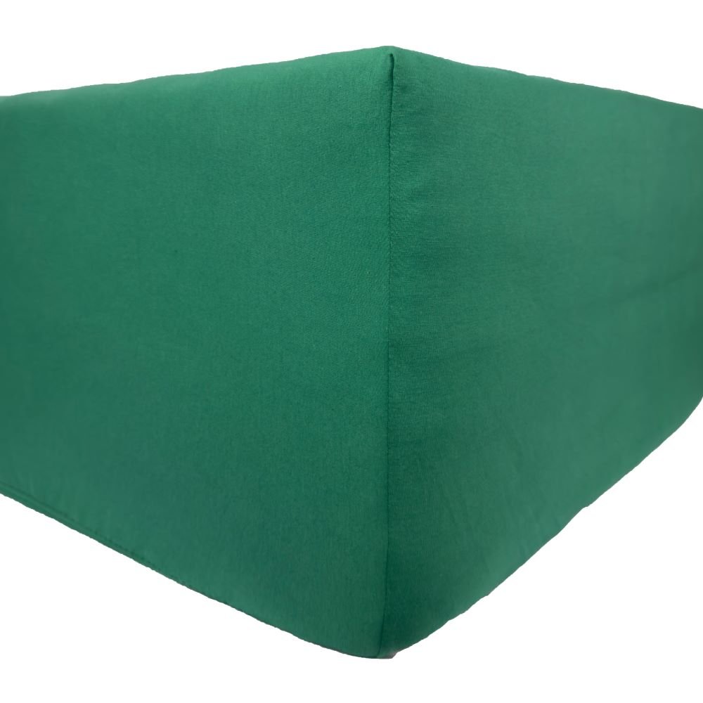 Prześcieradło Jersey Delux - butelkowa zieleń 240x220 Z gumką