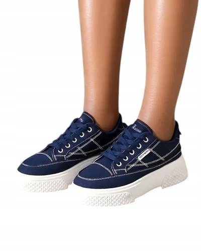 GRANATOWE TRAMPKI DAMSKIE IRRLES 40