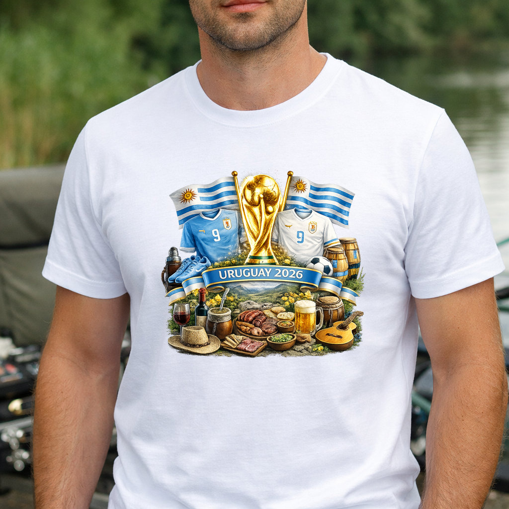 Koszulka WORLD CUP 2026 URUGUAY kolor biały rozmiar XXL