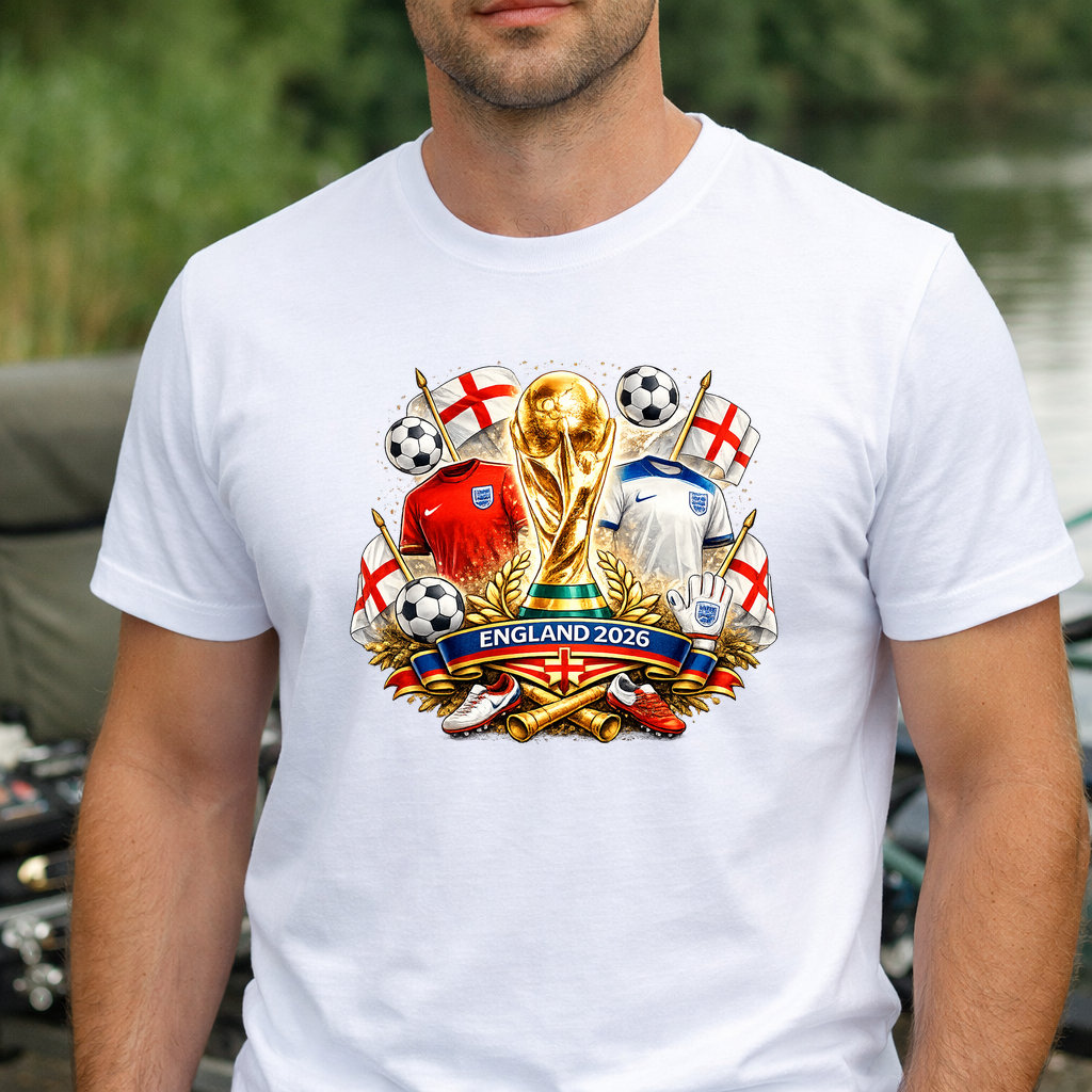 Koszulka WORLD CUP 2026 ANGLIA ENGLAND kolor biały rozmiar XS