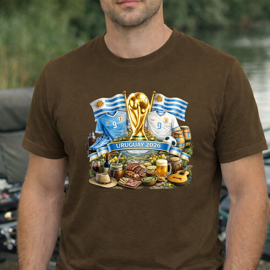 Koszulka WORLD CUP 2026 URUGUAY kolor brązowy rozmiar S