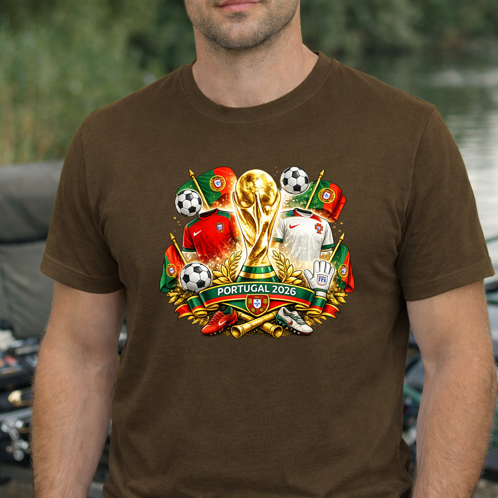 Koszulka WORLD CUP 2026 PORTUGALIA kolor brązowy rozmiar M