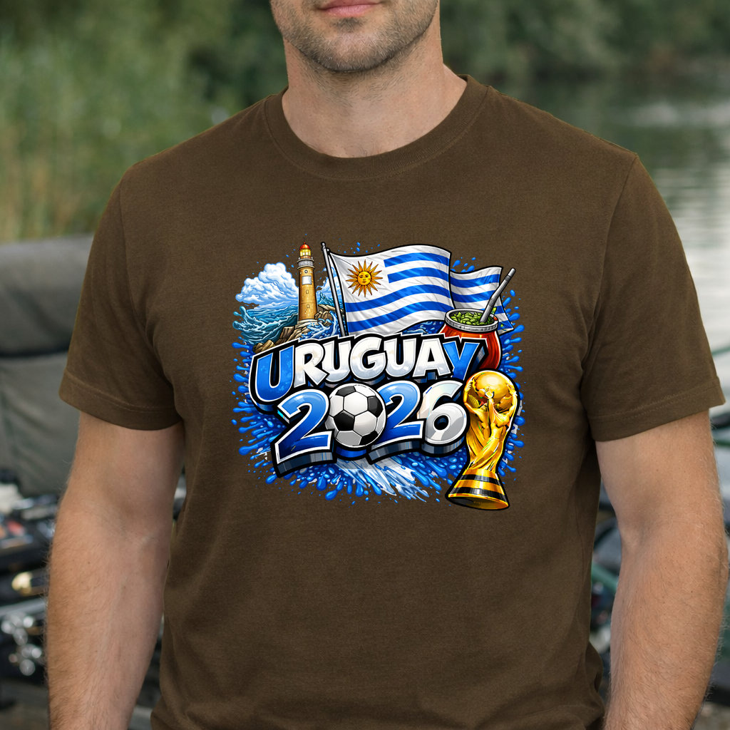 Koszulka WORLD CUP 2026 URUGUAY kolor brązowy rozmiar 4XL