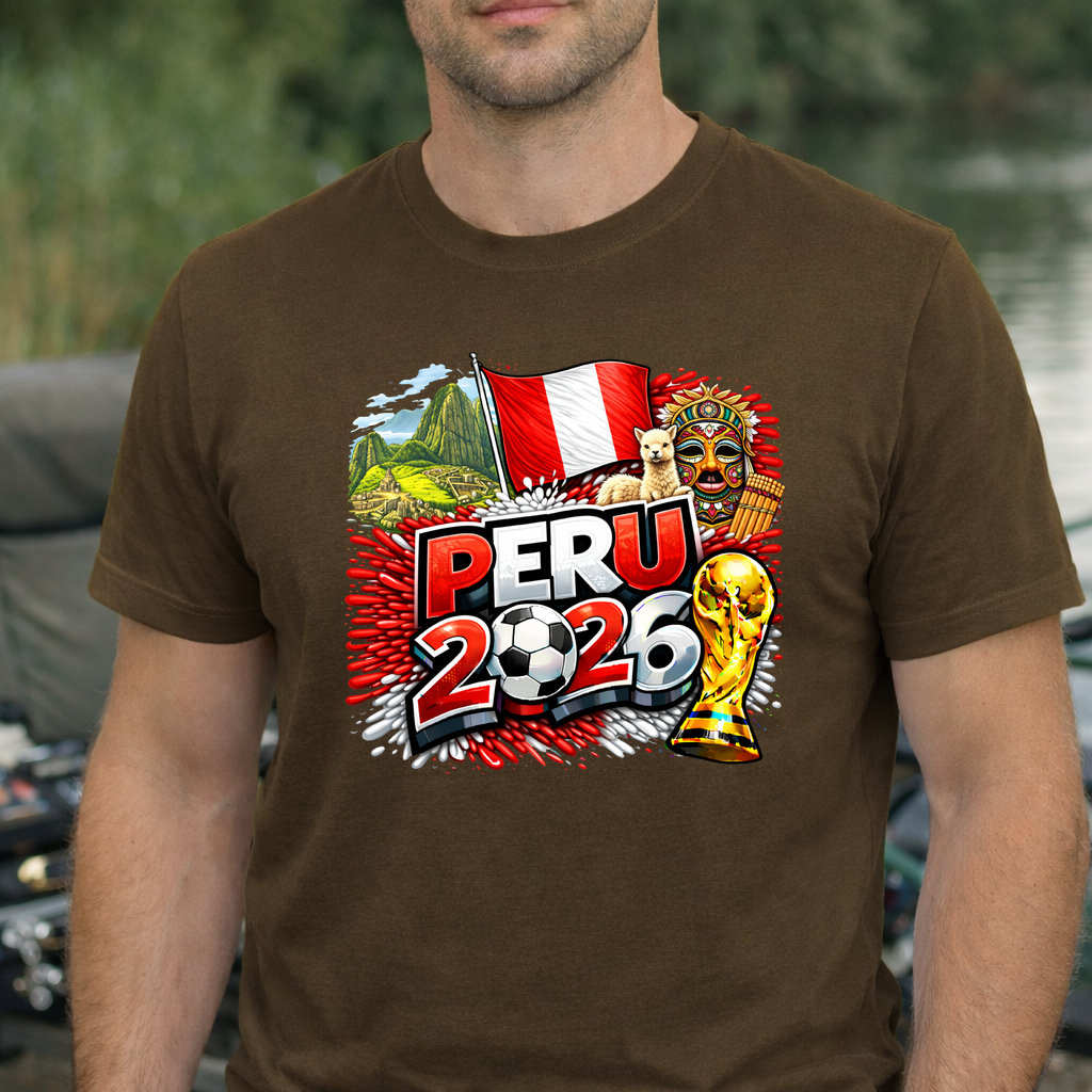 Koszulka WORLD CUP 2026 kolor brązowy rozmiar XS
