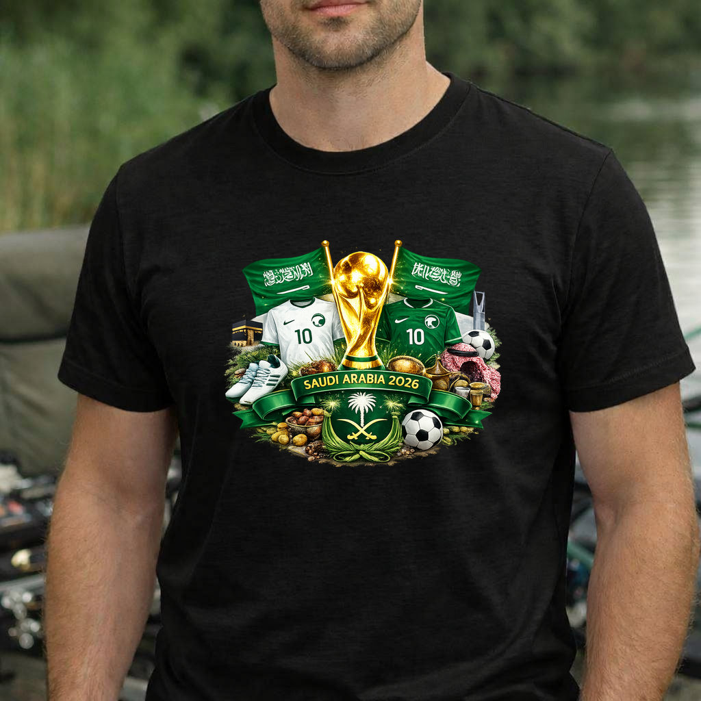 Koszulka WORLD CUP 2026 kolor czarny rozmiar 4XL