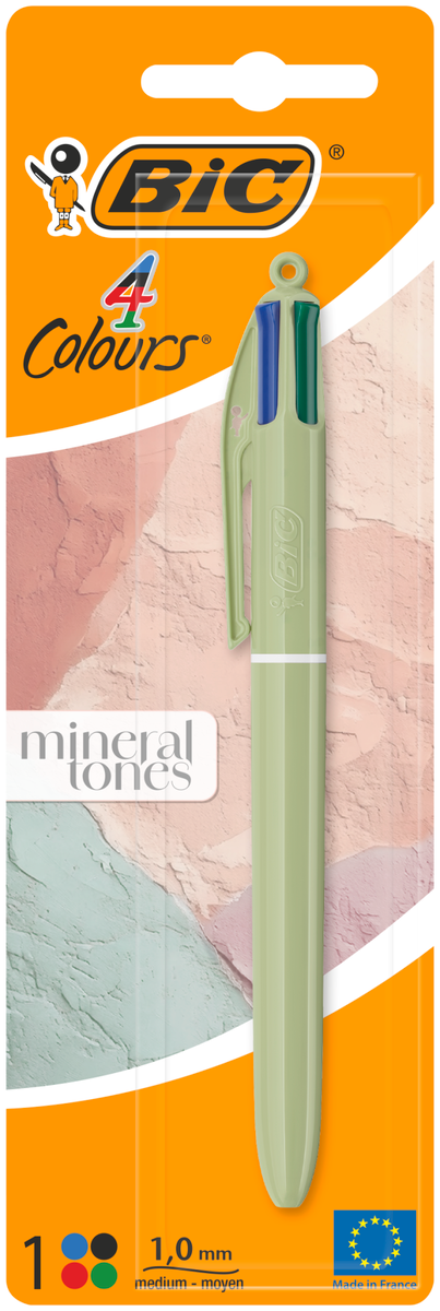 Długopis, 4 Colors Mineral Tones 12 szt., BIC