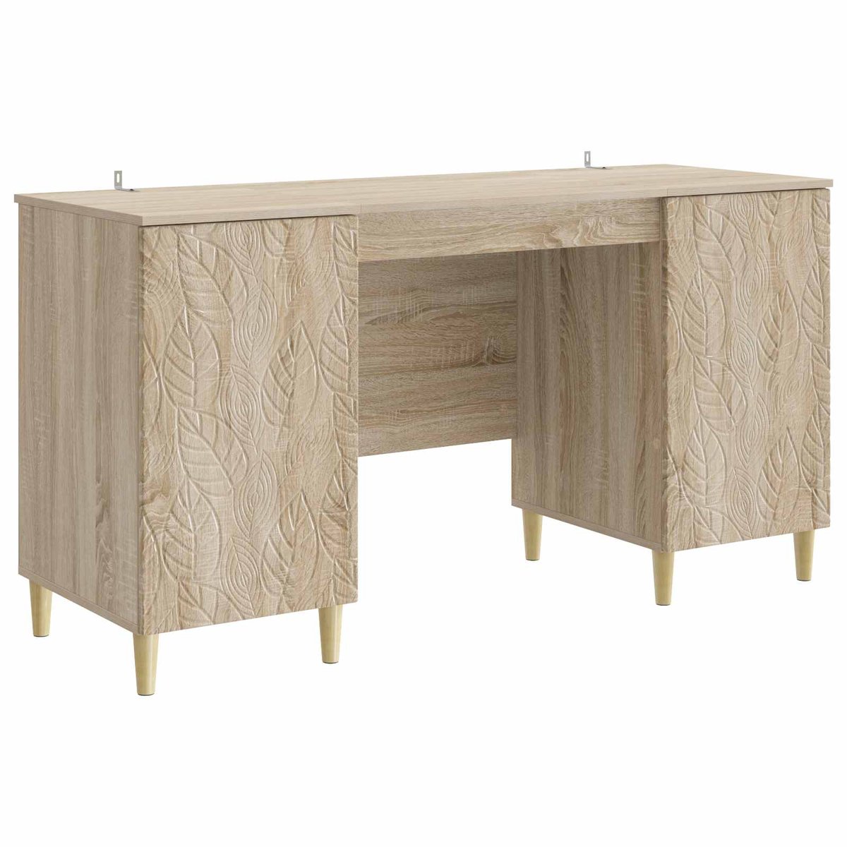 vidaXL Biurko dąb Sonoma Drewno inżynieryjne 142,5 x 50 x 75 cm
