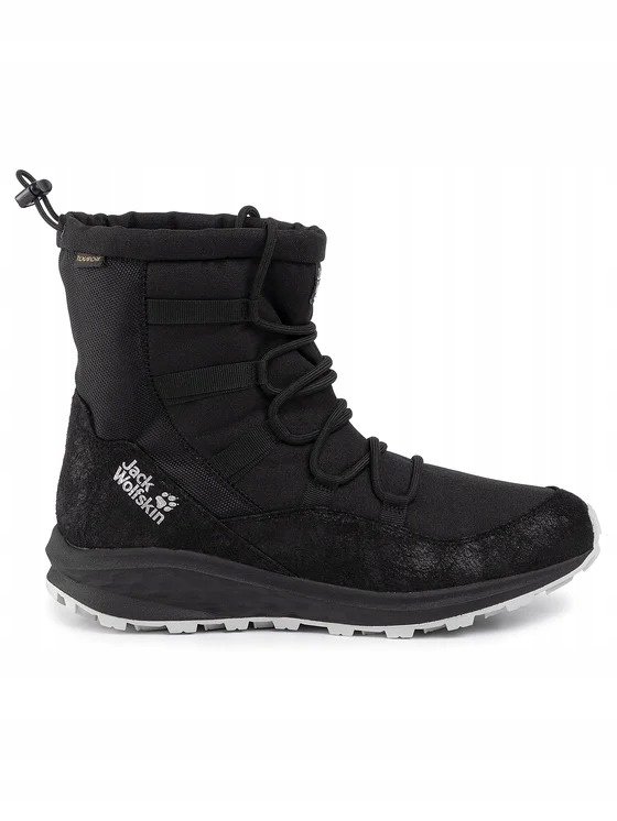 JACK WOLFSKIN CZARNE ŚNIEGOWCE Z MATERIAŁU SKÓRA NATURALNA 39 6GA
