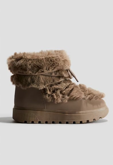 H&M ŚNIEGOWCE WSUWANE ZA KOSTKĘ OCIEPLANE DAMSKIE 37 1Y6A