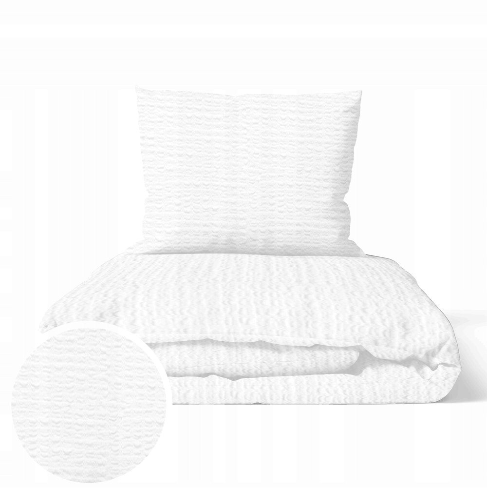 Pościel z Kory 140x200 + 1x70x80 Bawełna 100% Bielawa Produkt Polski - Biał