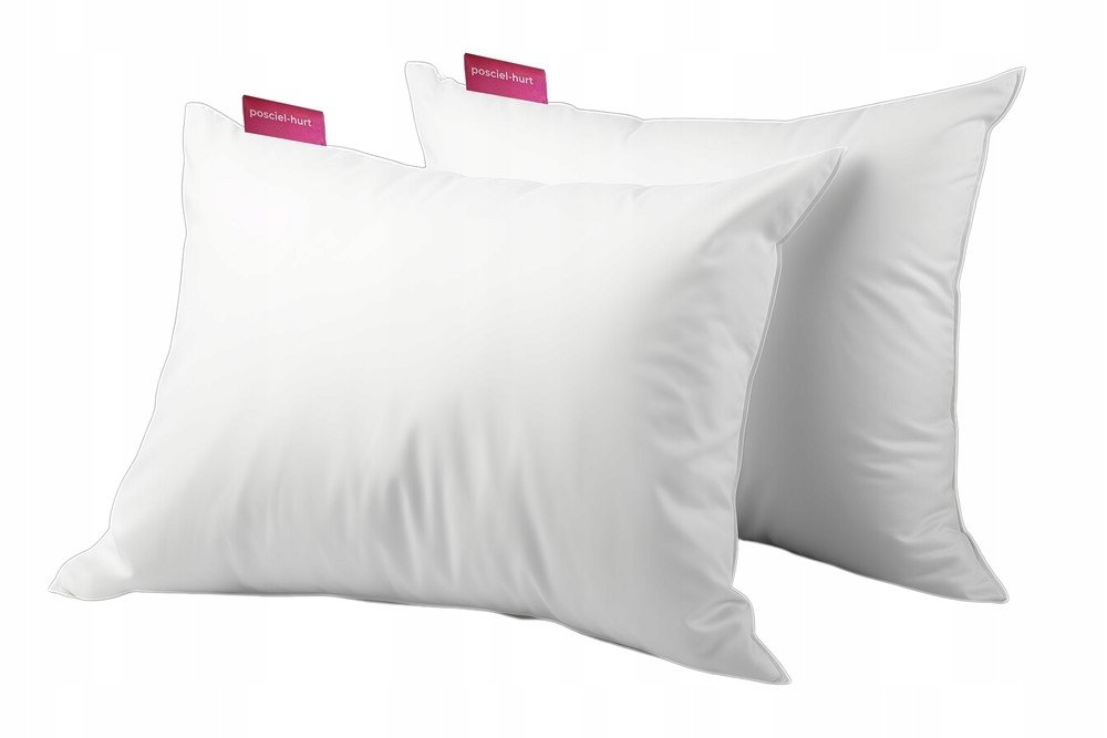 2 pack - PODUSZKA 2x 70x80cm MIĘKKA, GRUBA, POLSKI PRODUCENT dwupak - 2szt.