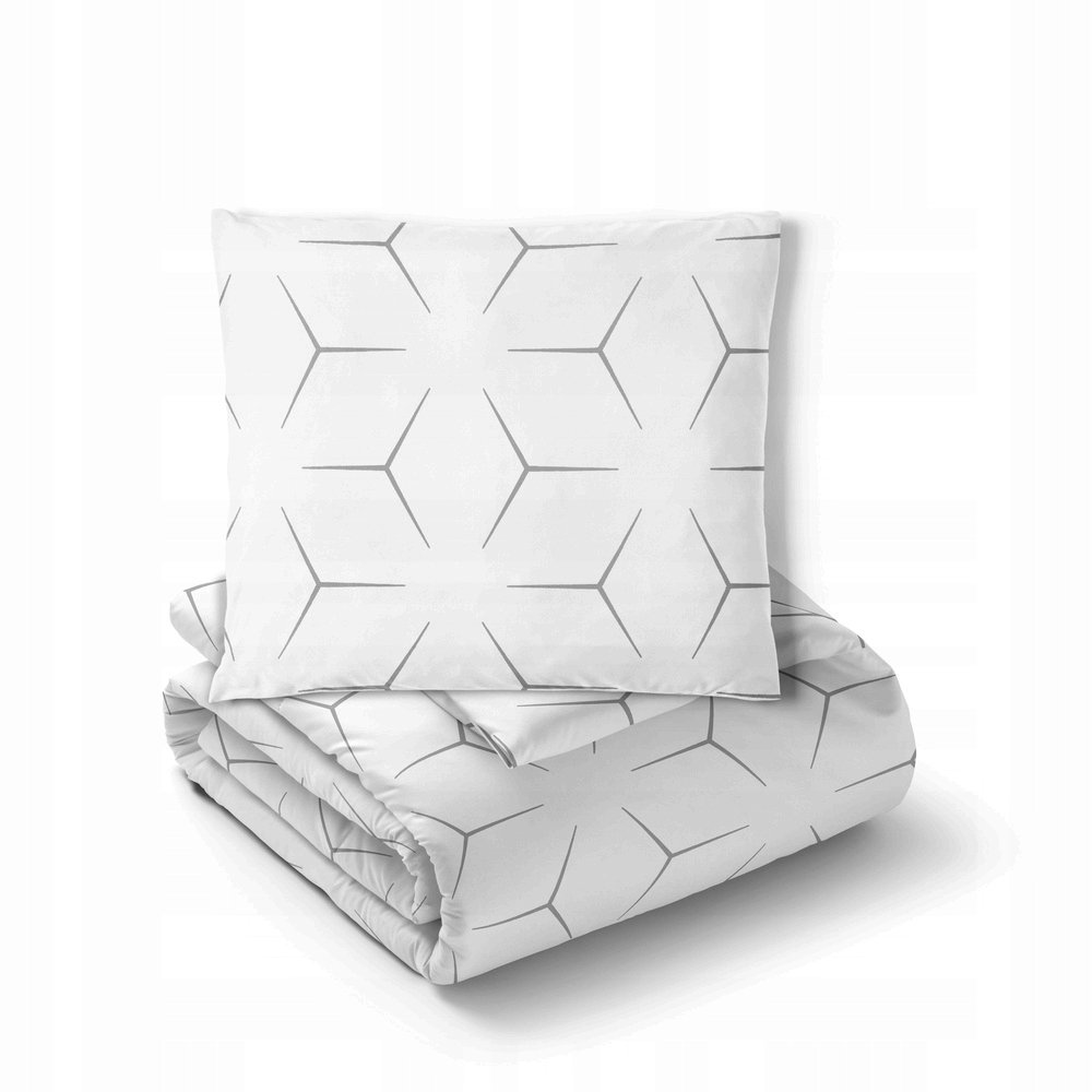 Pościel z Kory 140x200 + poszewka 70x80 POLSKI PRODUCENT - milano białe