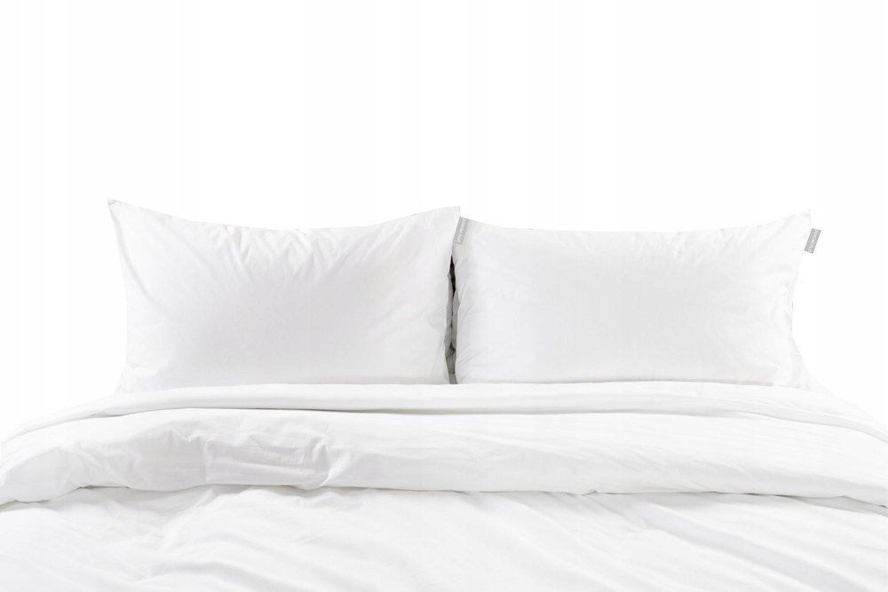 POŚCIEL HOTELOWA BIAŁA 140x200cm + 1 Poszewka 50x70 150g/m2 100% BAWEŁNA za