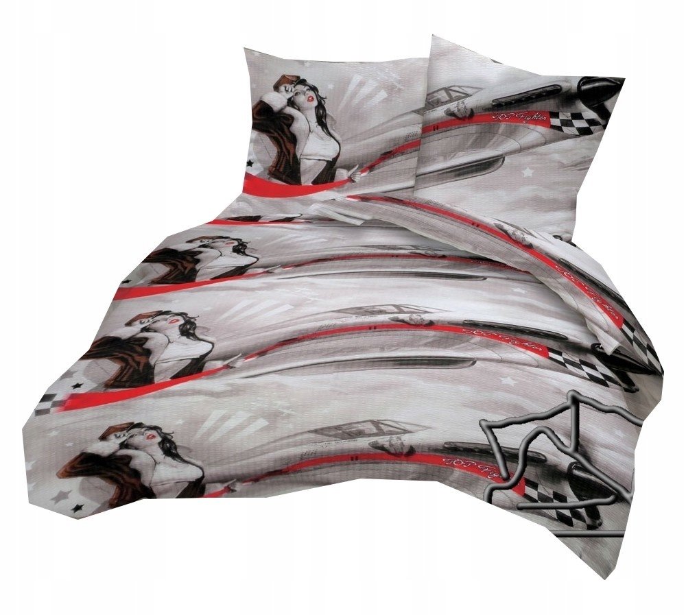 Pościel z Kory 160x200 + 2x70x80 Bawełniana Produkt Polski Bielawa - PEARL