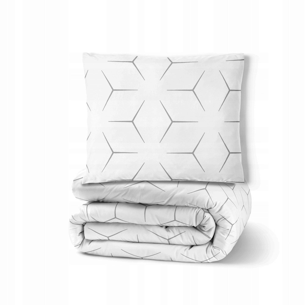 Pościel z Kory 160x200 + 1x70x80 KOMPLET PREMIUM : Milano Białe
