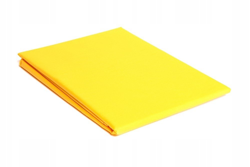 Prześcieradło flanelowe 160x200 żółty słon. – miękkie, ciepłe, 100% bawełna