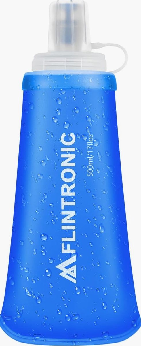 BUTELKA 500ML SKŁADANA MIĘKKA WODĘ BIEGANIA ROWERU SZCZELNA LEKKA
