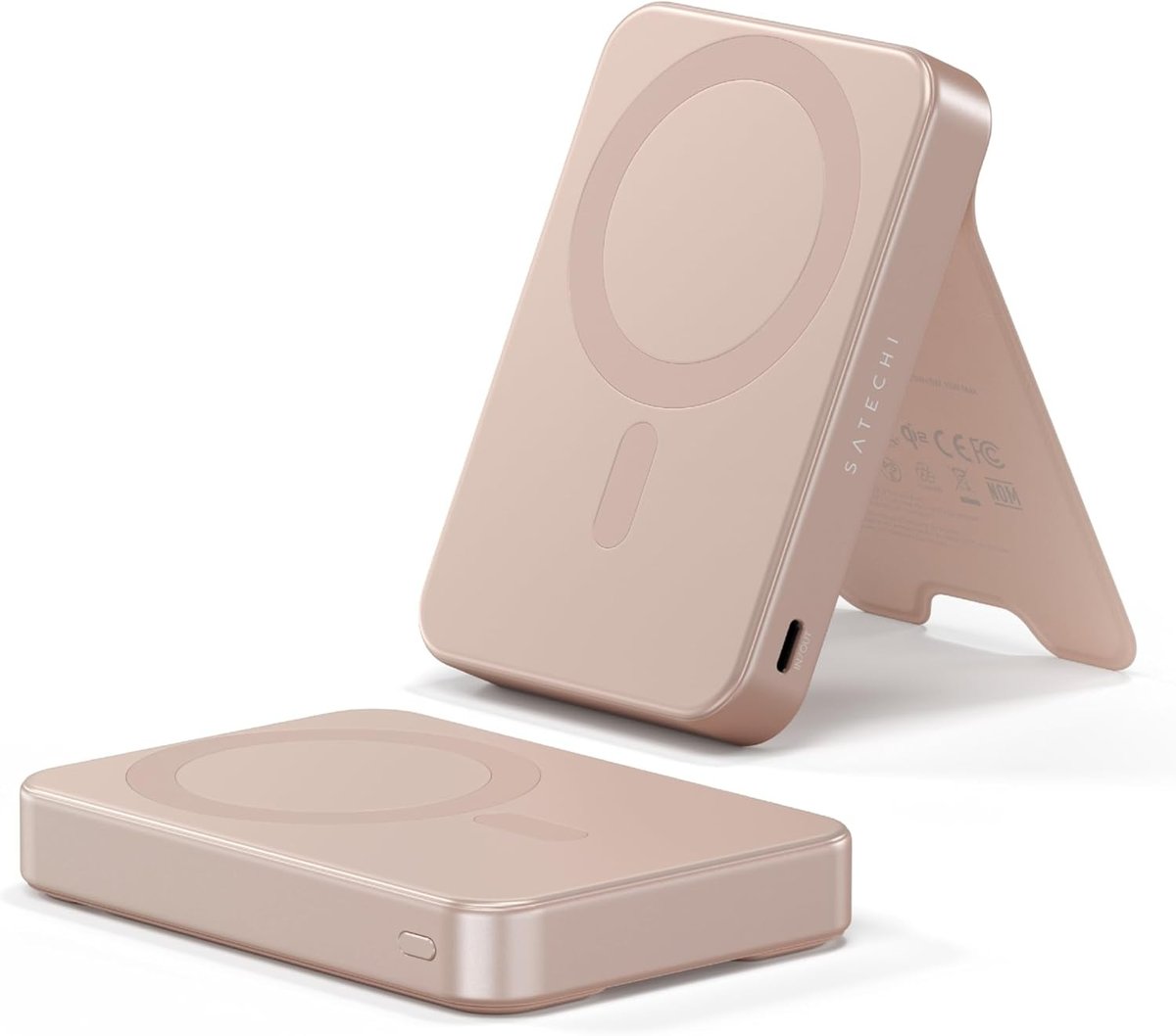 Satechi Power Bank z Podstawką - Magnetyczne Ładowanie 15W Qi2 10 000 mAh