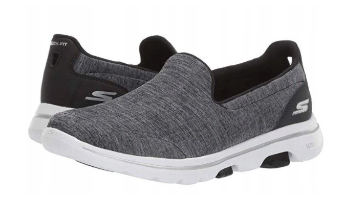 SKECHERS TRAMPKI DAMSKIE SZARE WSUWANE 35,5 Ż_F