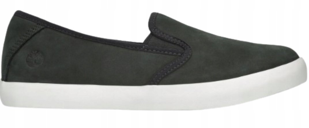 TIMBERLAND TRAMPKI DAMSKIE SZARE SKÓRZANE WSUWANE 37,5 2JRF