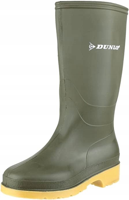 DUNLOP KALOSZE DAMSKIE KHAKI WSUWANE LOGO 35 1JJN