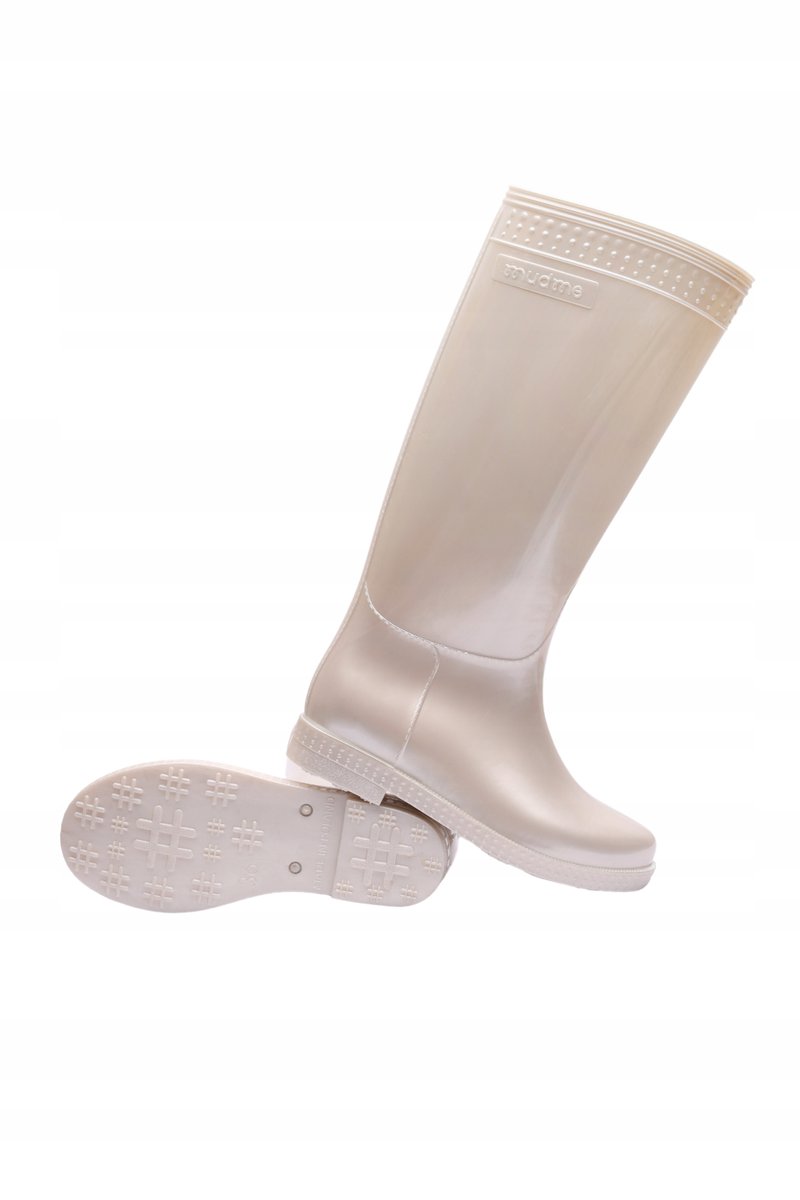 MUDME - Kalosze Damskie Cream Pearl - Elegancja - Roz.36