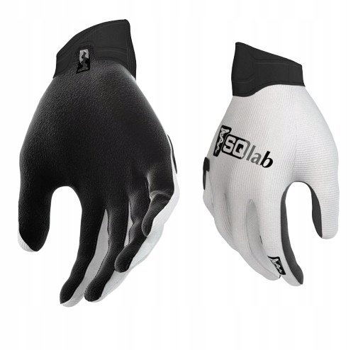 SQLAB -GLOVES ONE11 RĘKAWICZKI ROWEROWE CZARNO-BIAŁE XS JOD