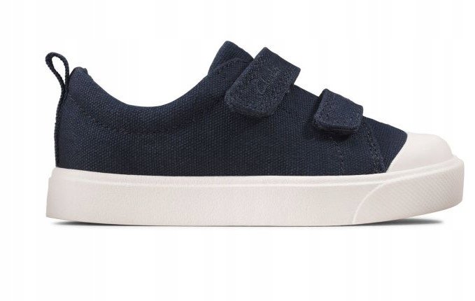 CLARKS TRAMPKI DZIECIĘCE NA RZEPY GRANATOWE LEKKIE WYGODNE 26 1JKE