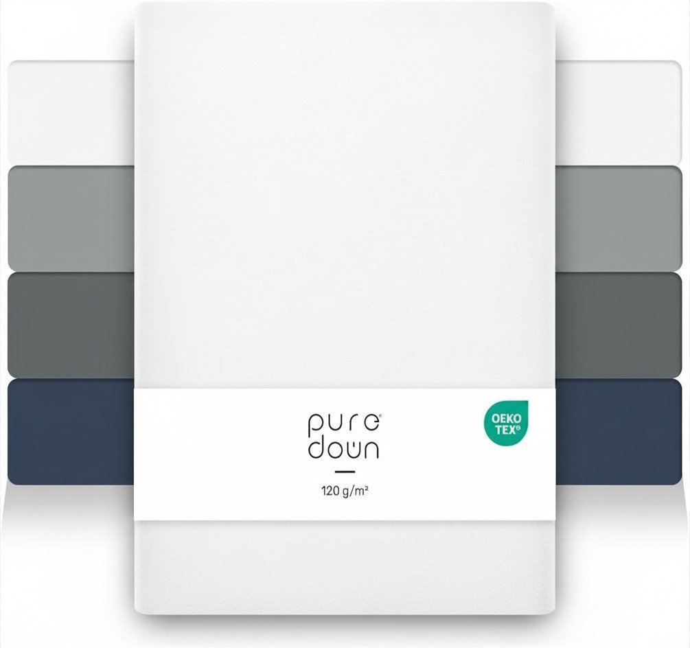 Prześcieradło z Gumką 140x200x30 Mikrofibra Białe Oeko-Tex Premium