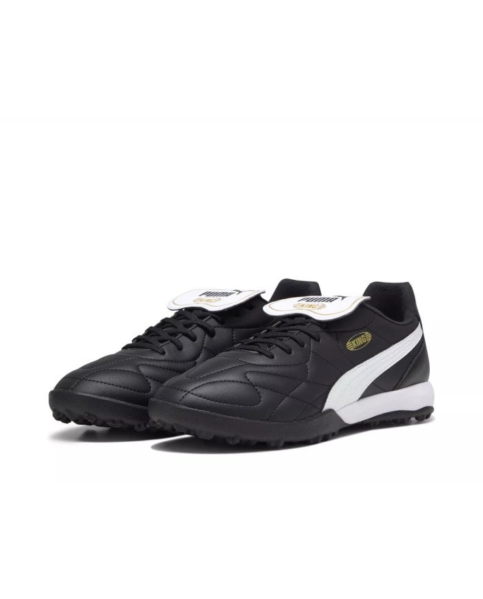 PUMA KING TOP TT MĘSKIE SPORTOWE BUTY TURFY CZARNE Z BIAŁYM LOGO 45 16KA