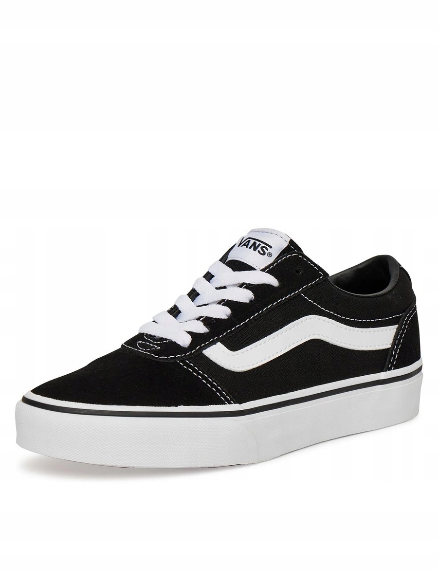 VANS WARD TRAMPKI DAMSKIE CZARNE ZE SKÓRĄ 36 6KA