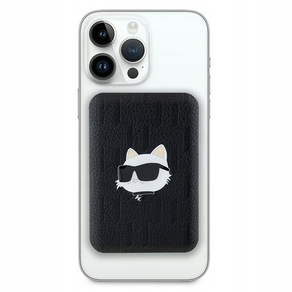 Karl Lagerfeld Powerbank indukcyjny KLPB5FPGKSCHHK 15W 5000mAh czarny/black
