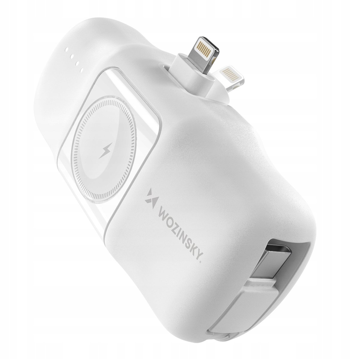 Mini powerbank 5000mAh 15W iPhone Lightning i ładowarką do Apple Watch