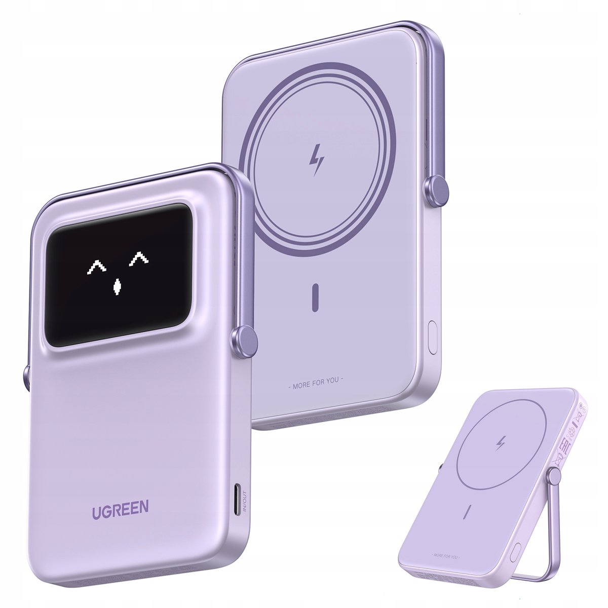 UGREEN Szybki Powerbank Magnetyczny QC Uno PB571 5000mAh USB-C Do Telefonu