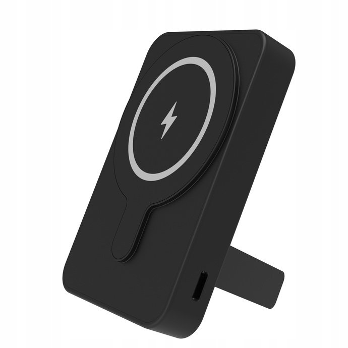 DENVER POWERBANK 5000 mAh magnetyczne ładowanie bezprzewodowe USB-C USB-A