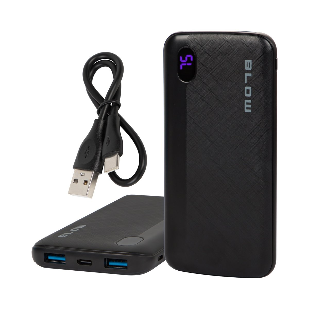 POWERBANK 10000 mAh 22,5W SZYBKI QC PD USB-C USB MOCNY PODRÓŻNY POWER BANK