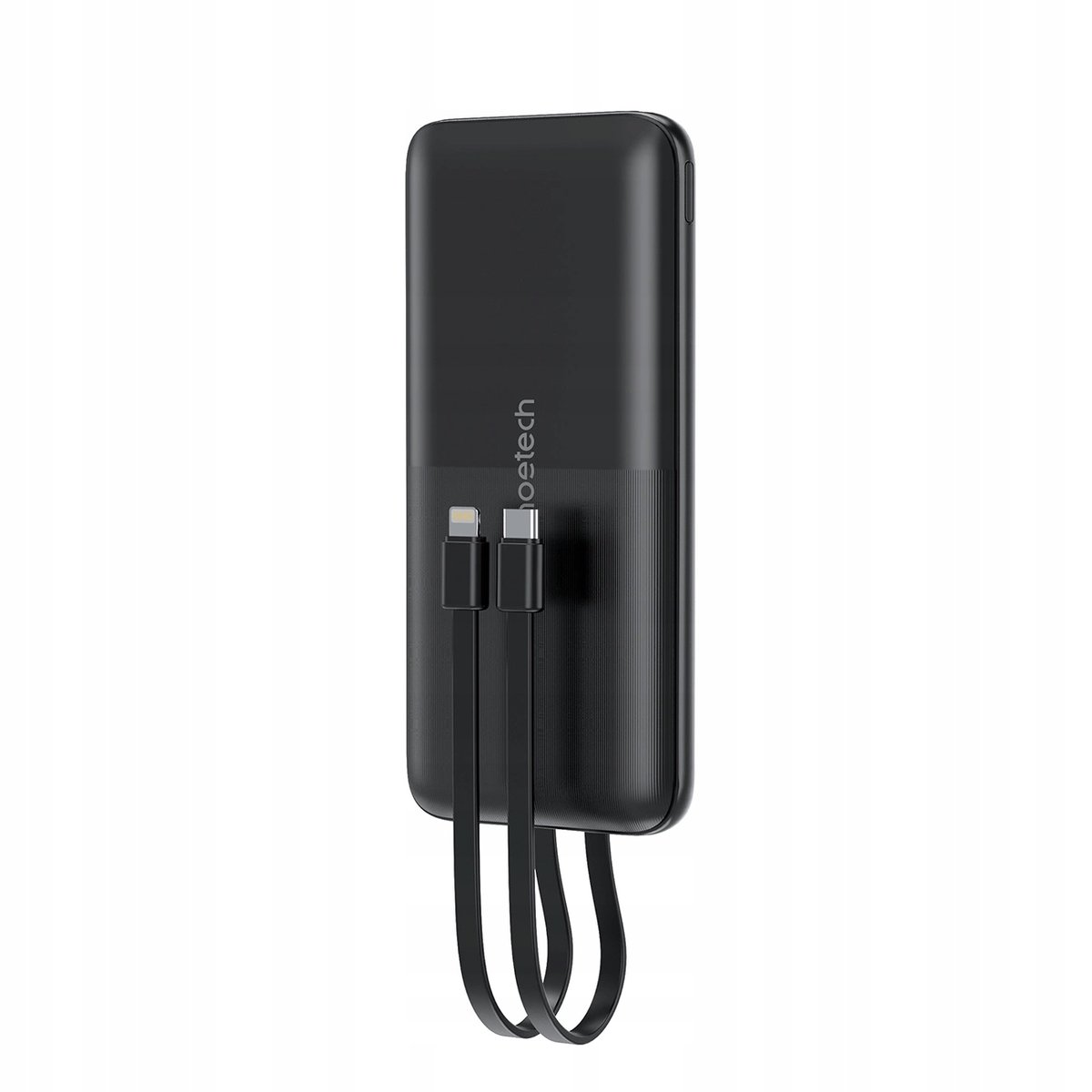 Powerbank 10000 mAh 22.5W USB-A USB-C micro USB z kablem USB-C i Lightning
