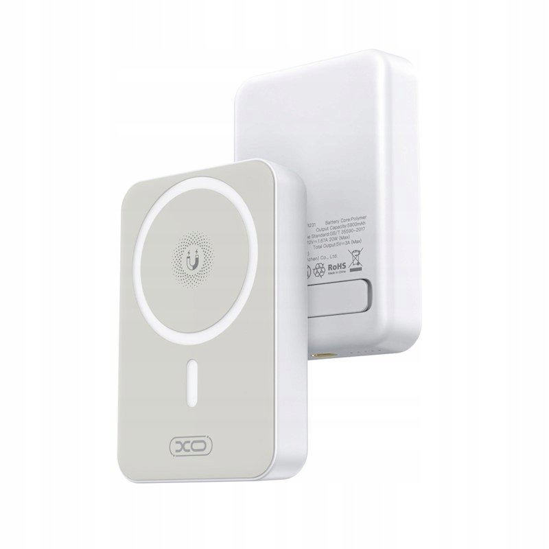 XO Powerbank magnetyczny 10000mAh kompatybilny z Magsafe na magnes PR231