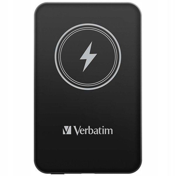 Verbatim Powerbank indukcyjny `n` Go 15W 5000mAh Wireless Magnetic czarny/b