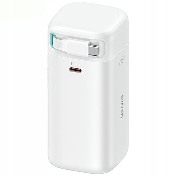 USAMS Powerbank ze zwijanym kablem USB-C 18000 mAh PD45W Fast Charge XMF Se
