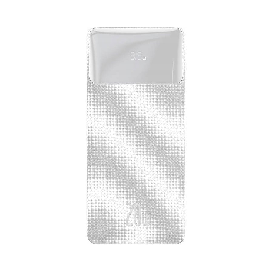 Baseus Powerbank Bipow 10000mAh Kompatybilny 2x USB-C 20W Ekran LED