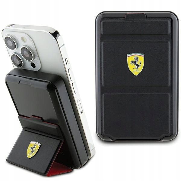Ferrari Powerbank Bezprzewodowy 15W FEPB10MSPLEK 10000 mAh z funkcją standu