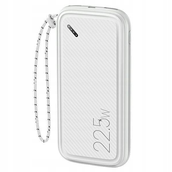 USAMS Powerbank PB56 10000mAh 22.5W 2xQC3.0+PD Fast Charge biały/white 10KC