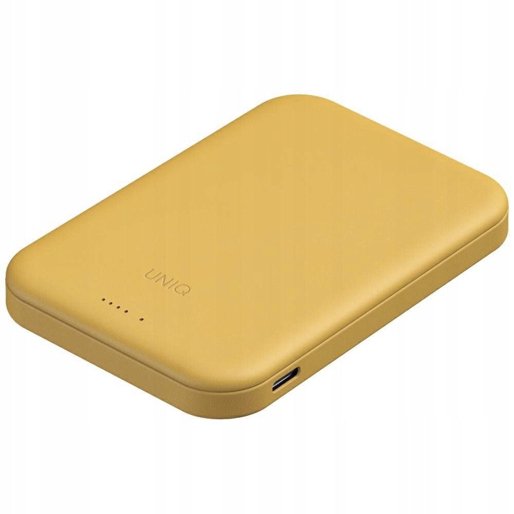 Powerbank UNIQ Lyden Lexa Magnetic 5000mAh PD USB-C MagSafe żółty