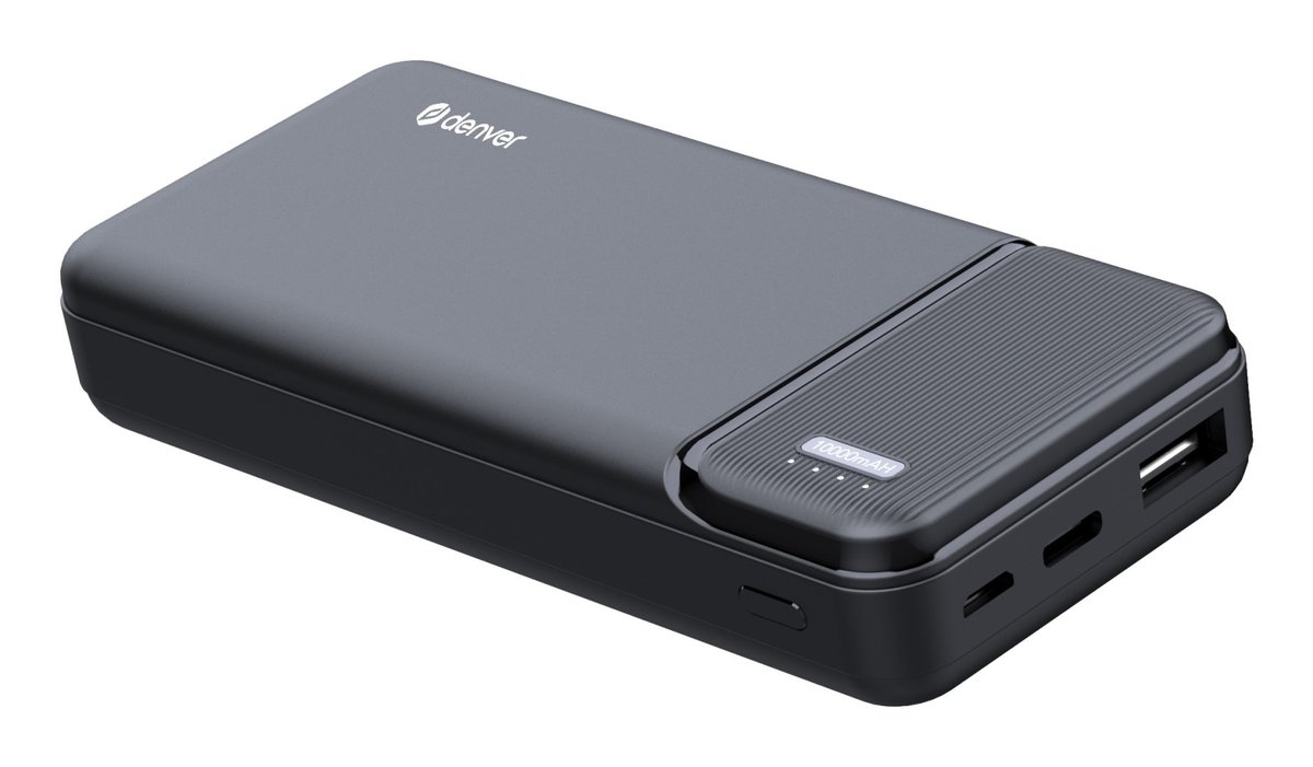 Powerbank 20000 mAh LED z kablem MicroUSB DENVER